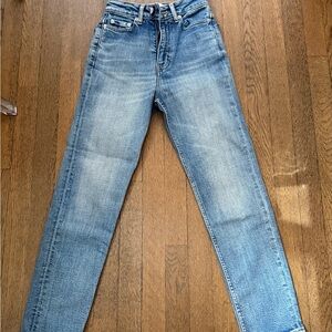 Ganni Light Blue Straight Leg Jeans